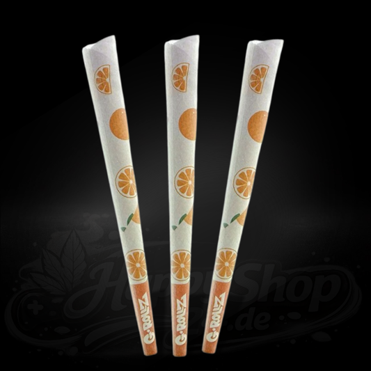 Ape Cones - Orange Utan - Squeeze Filter - 3 Pre-Rolled King Size Cones