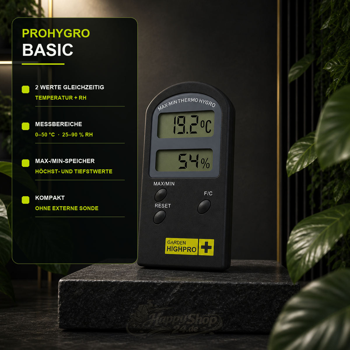 Garden HighPro ProHygro Basic Thermo-Hygrometer