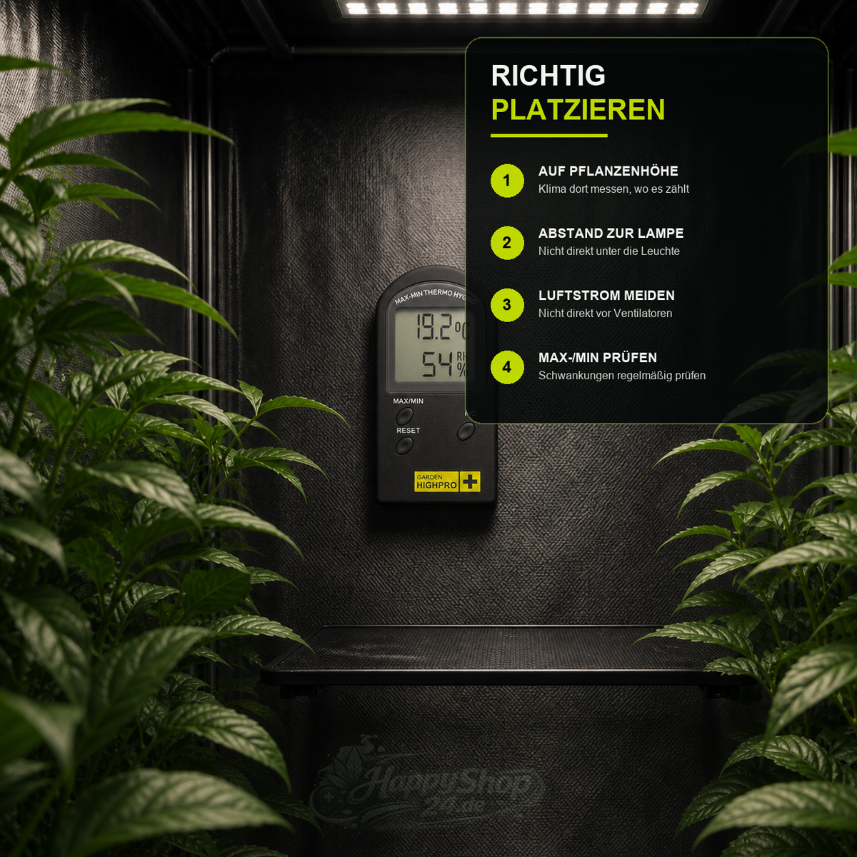 Garden HighPro ProHygro Basic Thermo-Hygrometer