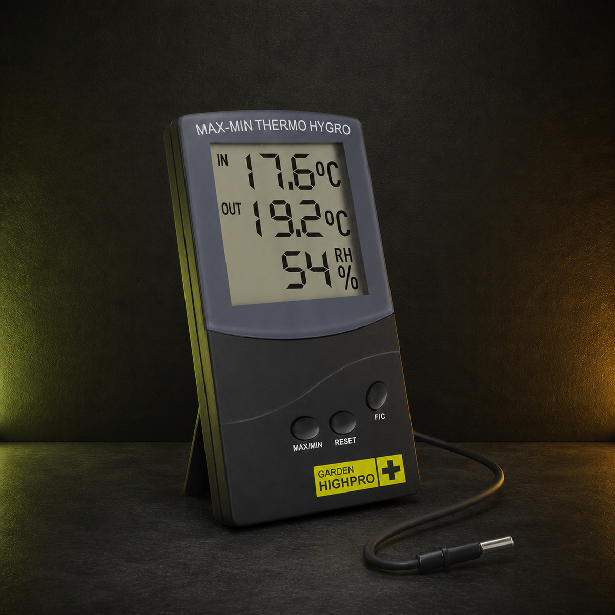 Garden HighPro ProHygro Medium Thermo-Hygrometer mit Sonde