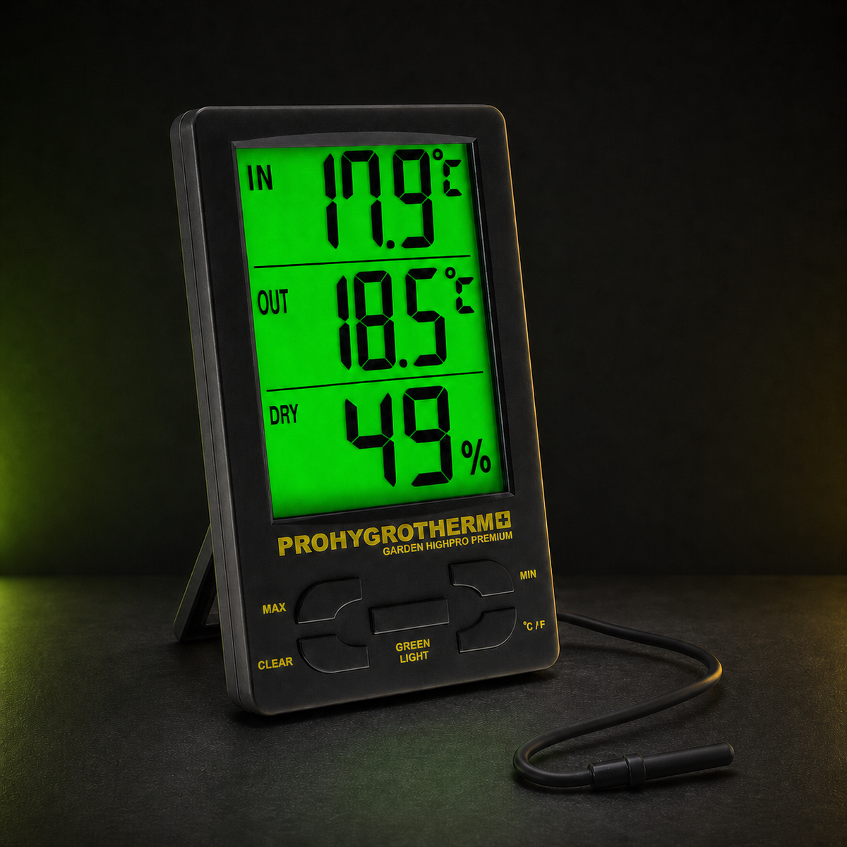 Garden HighPro ProHygro Pro Thermo-Hygrometer mit Sonde