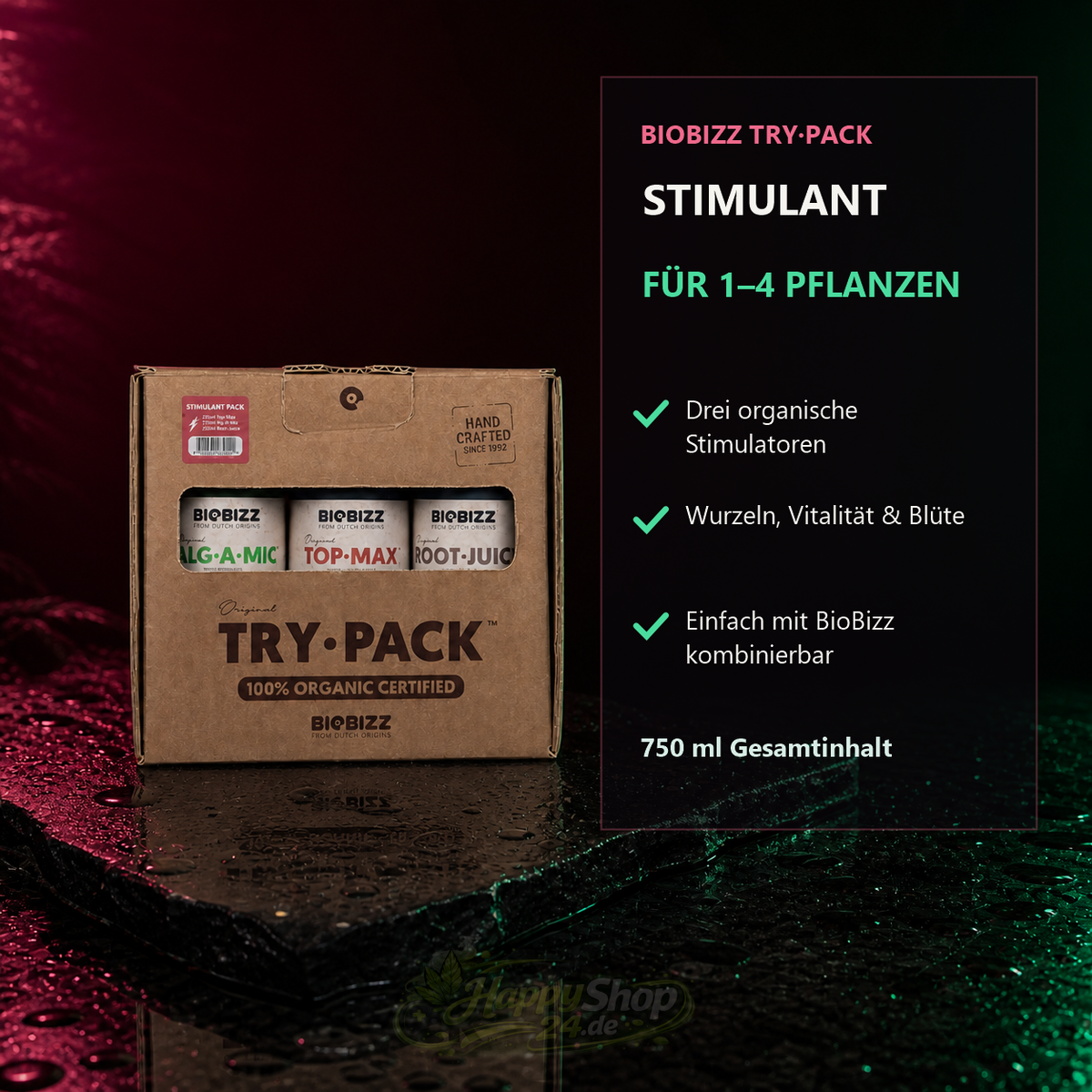 BioBizz Try·Pack Stimulant – Anwendung und Produktvorteile