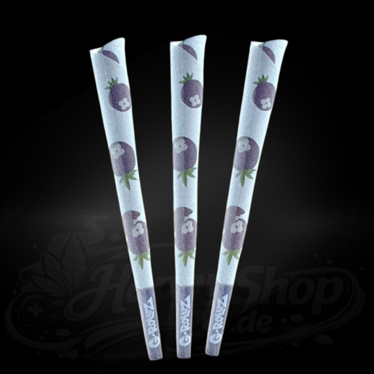 Ape Cones - Berry Blue - Squeeze Filter - 3 Pre-Rolled King Size Cones