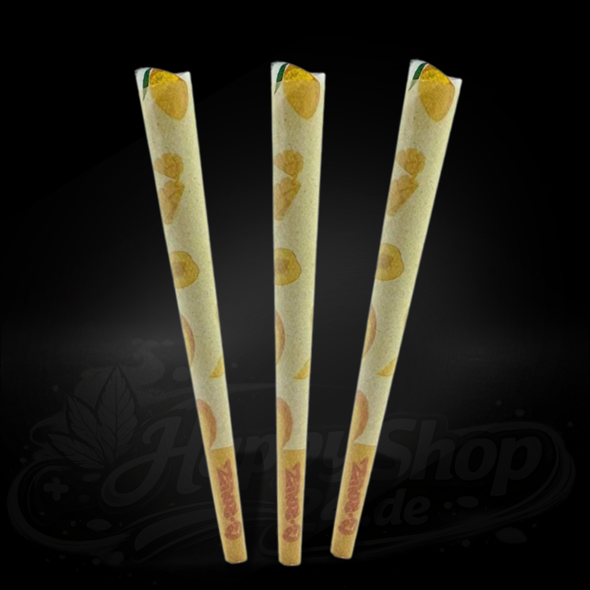 Ape Cones - Monkey Mango - Squeeze Filter - 3 Pre-Rolled King Size Cones