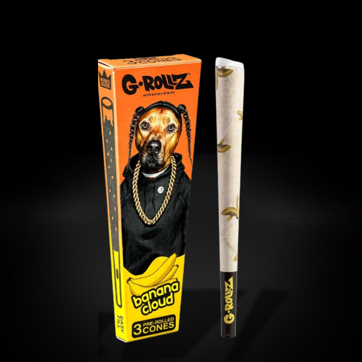 G-Rollz – Banana Cloud – 3 Pop Cones