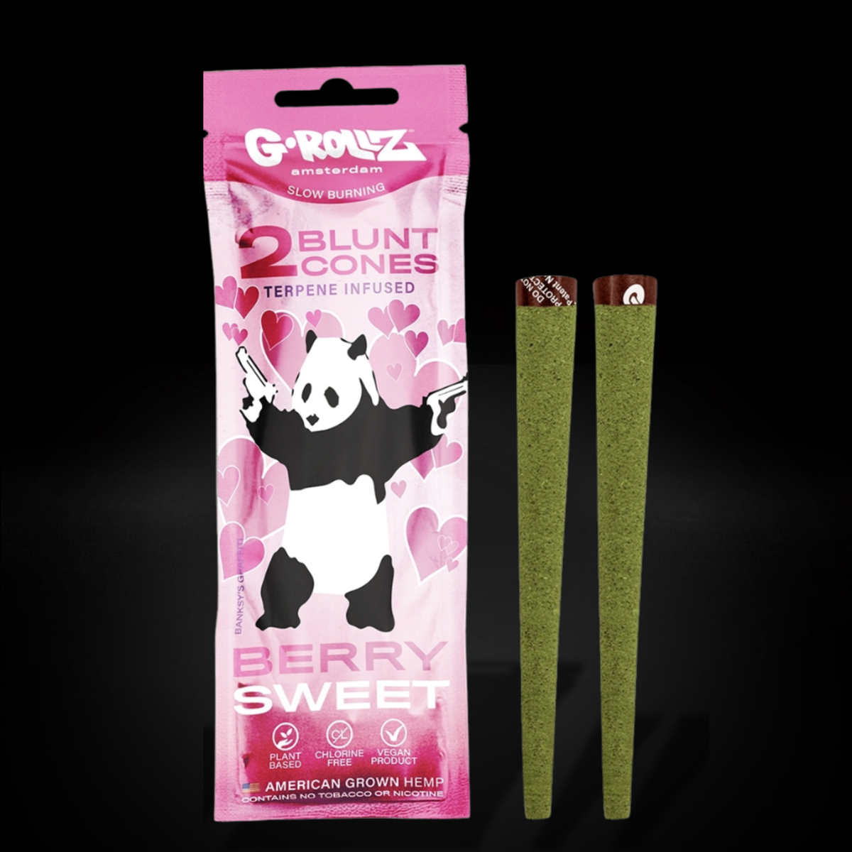 Banksy's Graffiti - Blunt Cones - Berry Sweet - 2x King Size Blunt Cones