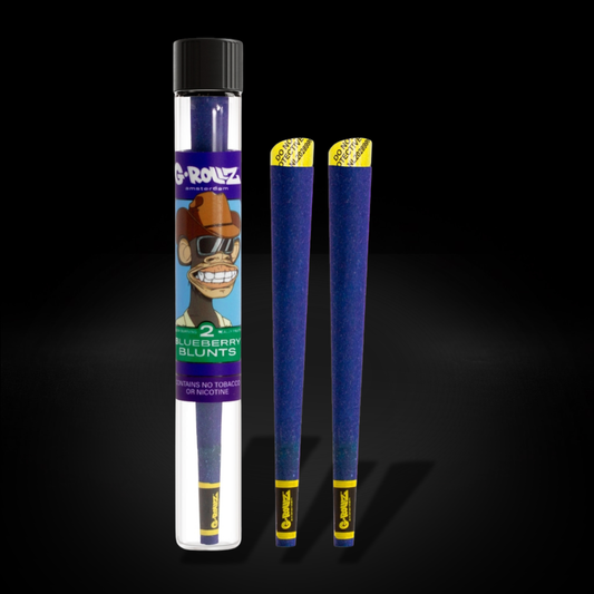 G-Rollz x Ape Series - Blunt Cones - Blueberry - 2x King Size Blunt Cones