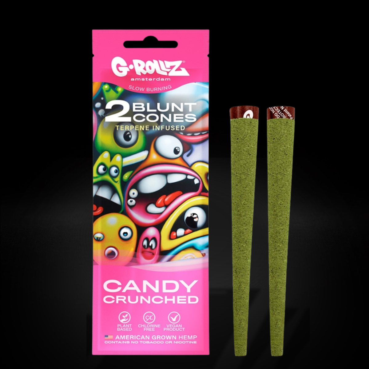 Blunt Cones - Candy Crunshed - 2x King Size Blunt Cones