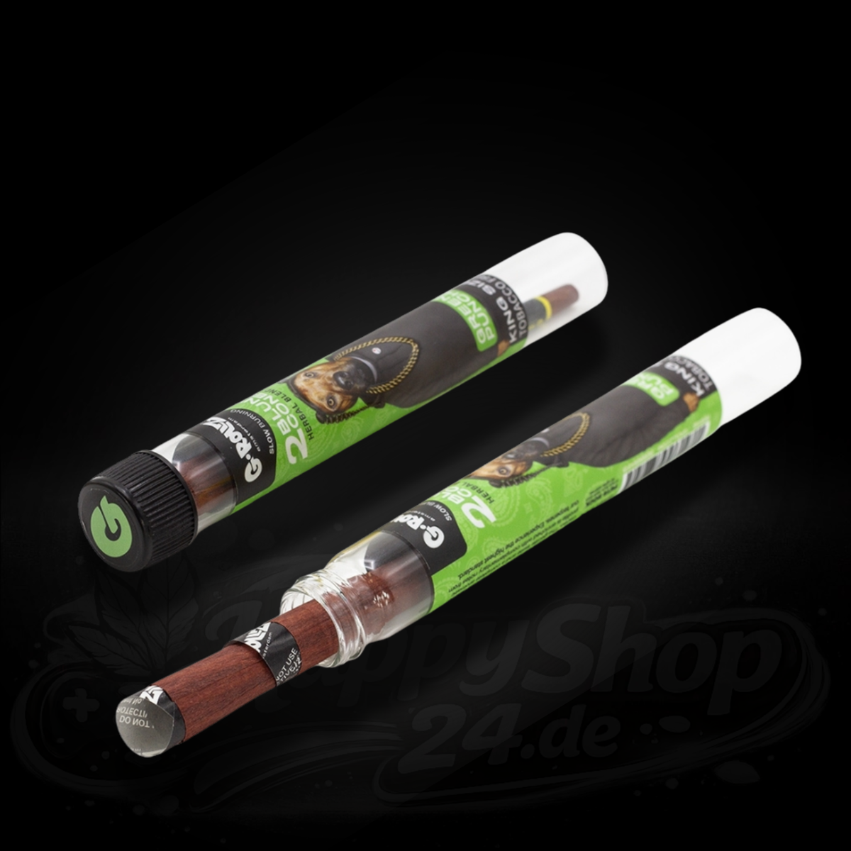 G-Rollz x The Dog - Blunt Cones - Green Punch - Terpene Infused - 2x King Size Blunt Cones