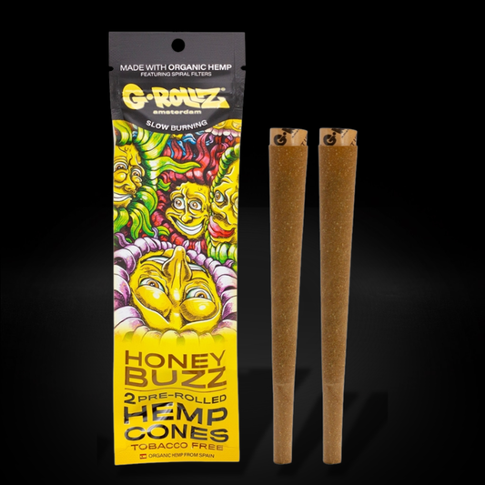 G-Rollz - Blunt Cones - Honey Buzz - 2x King Size Hemp Cones