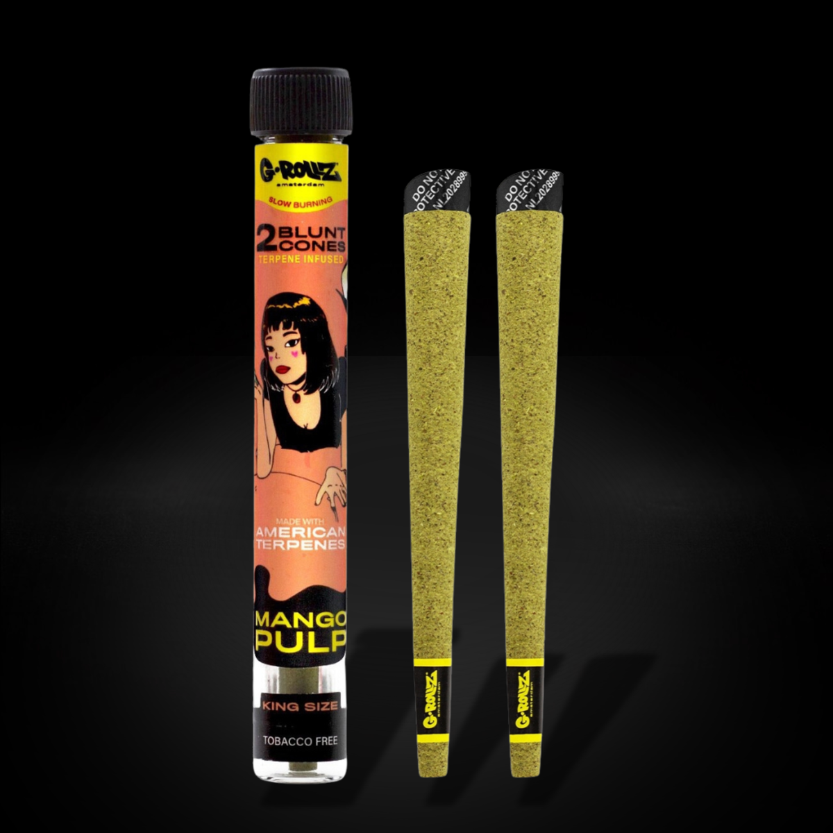 G-Rollz - Blunt Cones - Mango Pulp - 2x King Size Blunt Cones