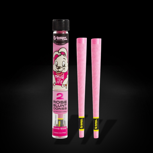 G-Rollz x Banksy's Graffiti - Blunt Cones - Rose - 2x King Size Blunt Cones