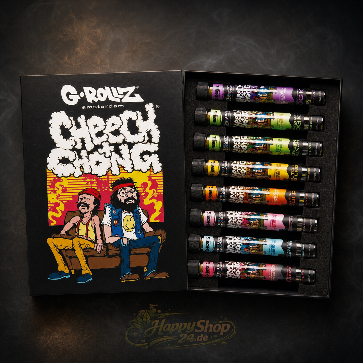 G-Rollz x Cheech & Chong Cone Collection Gift Box M – 8er-Set – Produktbild 2