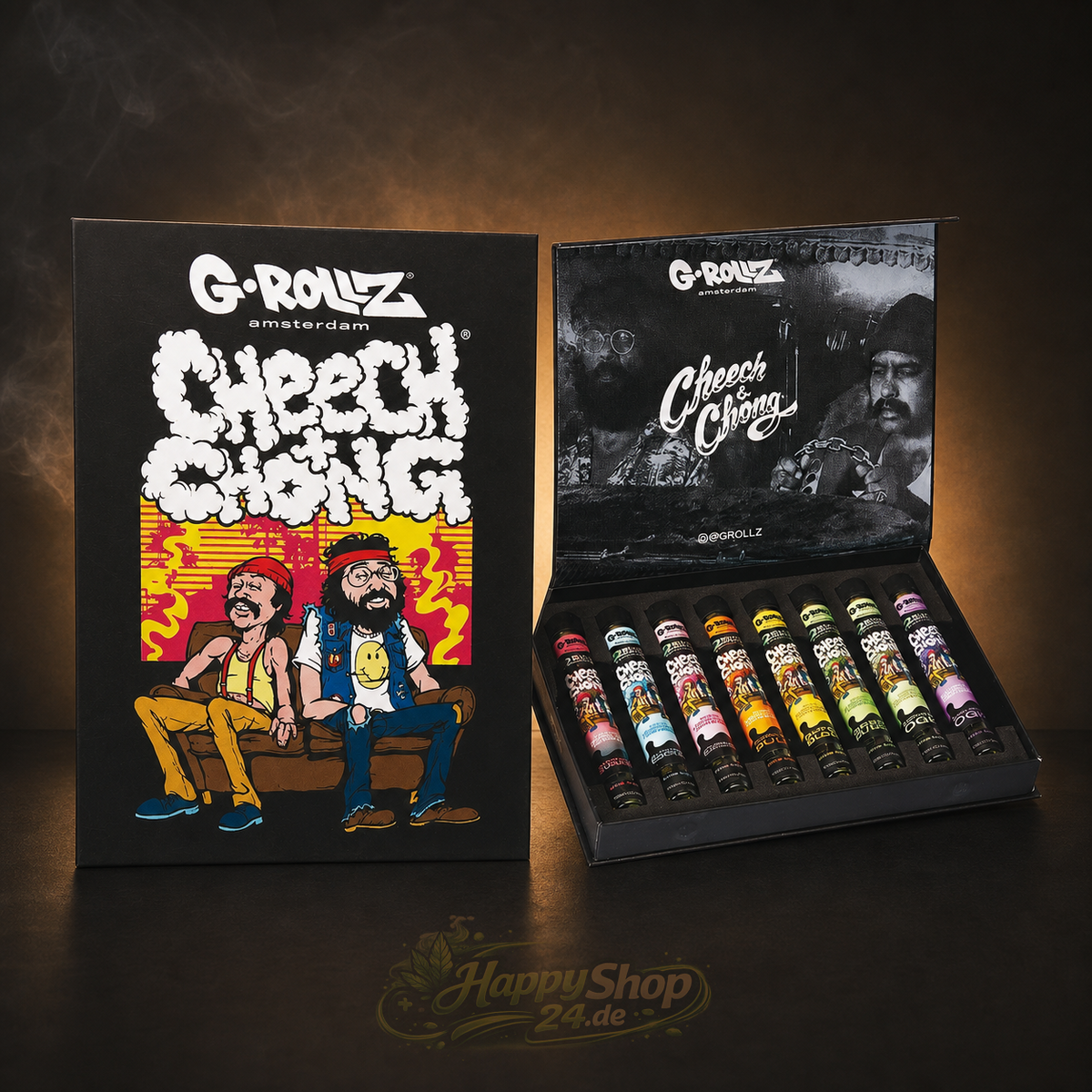 G-Rollz x Cheech & Chong Cone Collection Gift Box M – 8er-Set – Produktbild 3