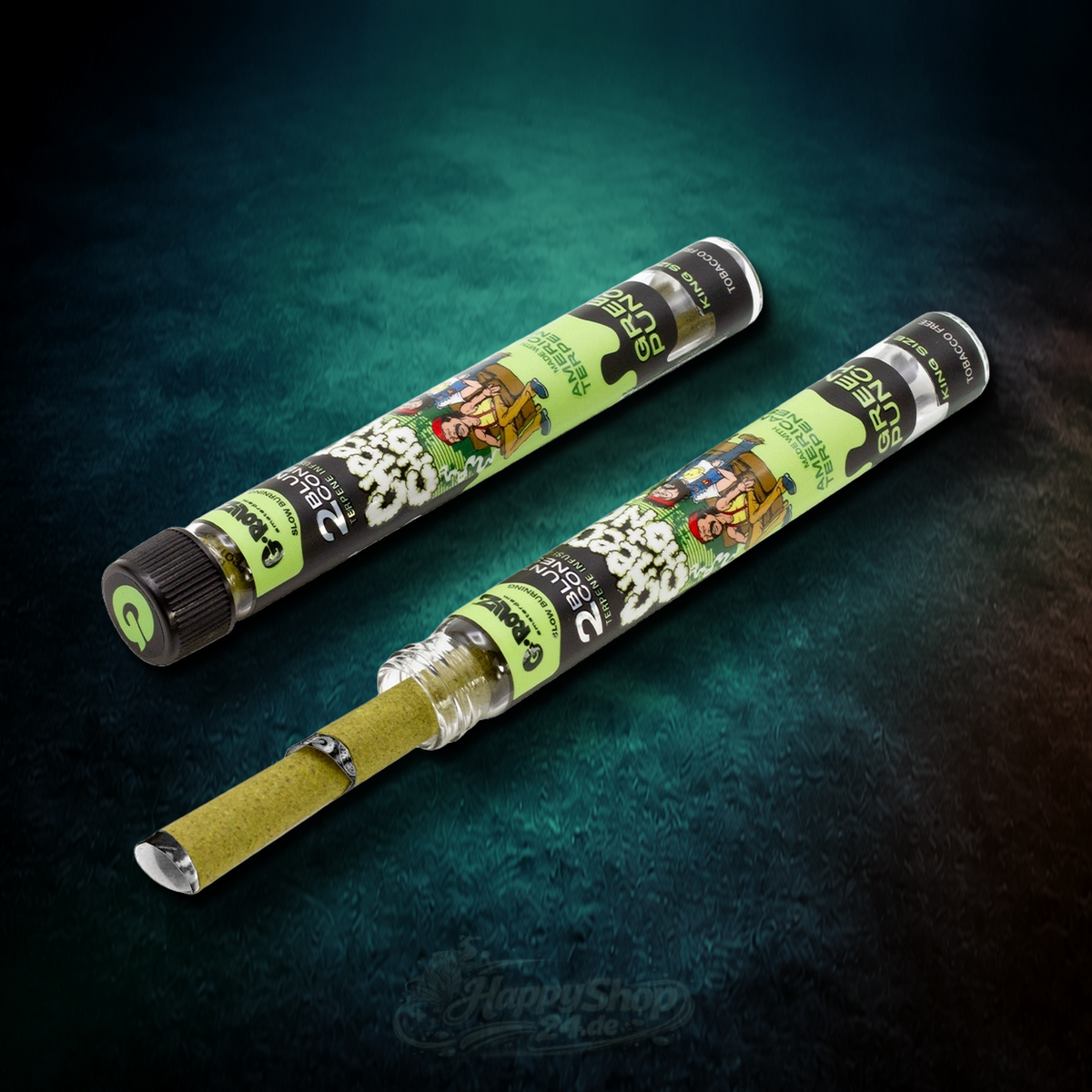 G-Rollz x Cheech & Chong Green Punch Blunt Cones diagonal