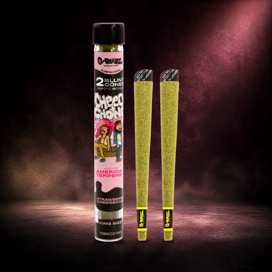 G-Rollz x Cheech & Chong Strawberry Cheesecake Blunt Cones
