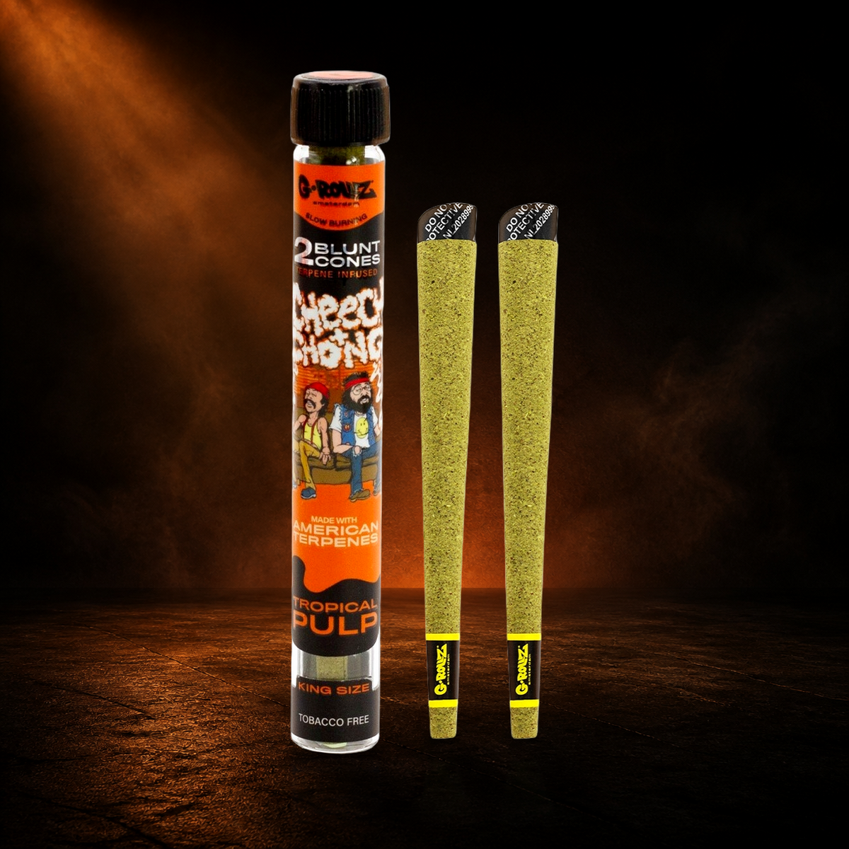 G-Rollz x Cheech & Chong Tropical Pulp Blunt Cones