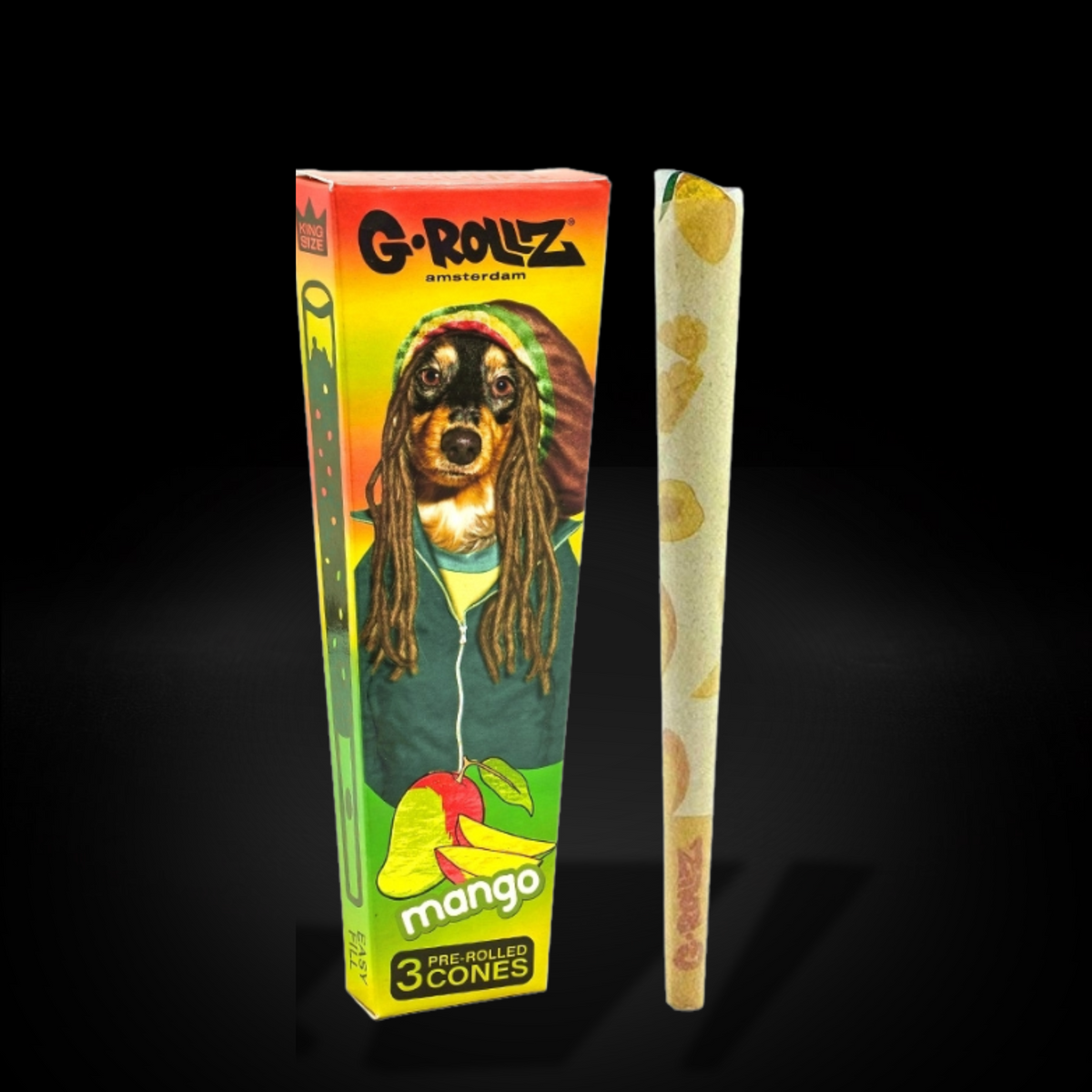 G-Rollz – Mango – 3 Pop Cones