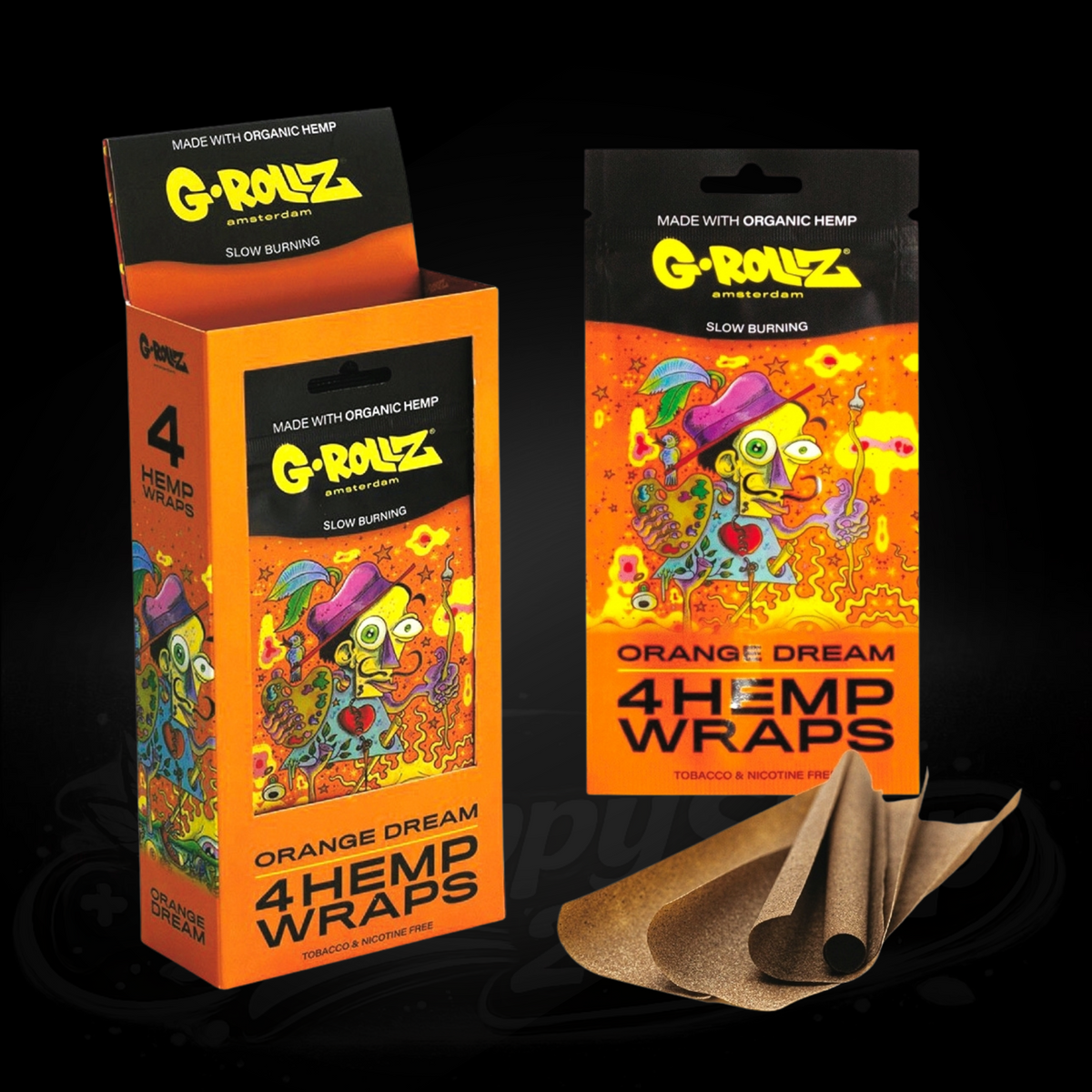 G-Rollz – Orange Dream – 4 Hemp Wraps