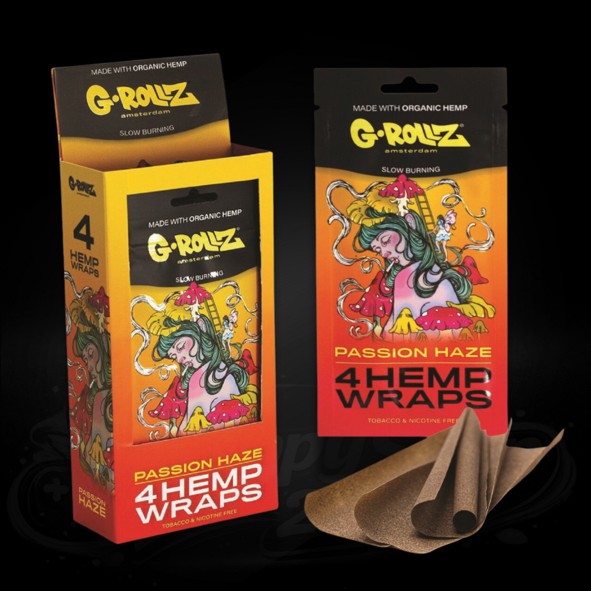 G-Rollz – Passion Haze – 4 Hemp Wraps
