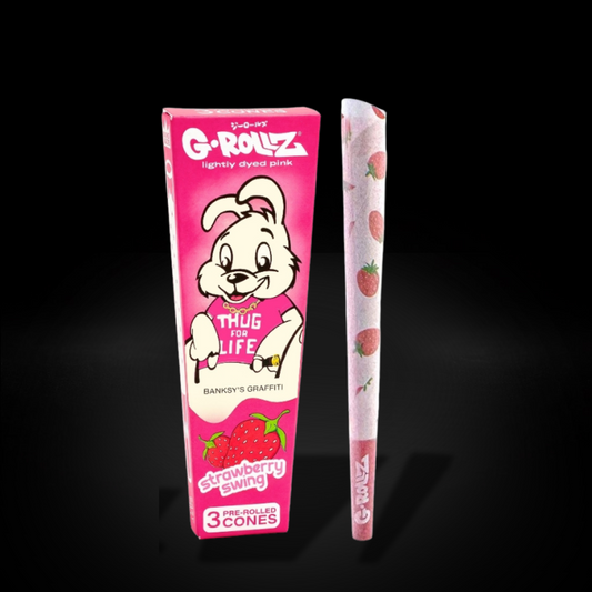 G-Rollz – Strawberry Swing – 3 Pop Cones